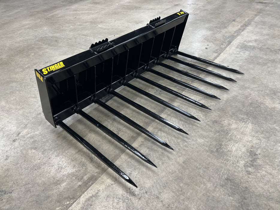 Stinger Attachments Skid Steer Manure Spear Bucket (MS)