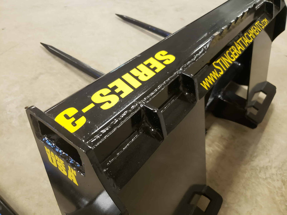 Stinger Attachments Skid Steer Bale Spear – Series 3 (BS3)