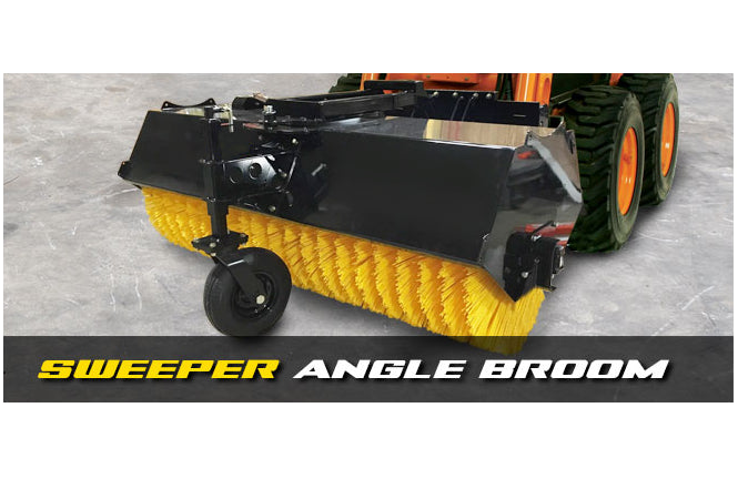 Stinger Attachments Utility Tractor Angle Broom (ABROOM)