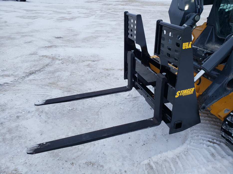 Stinger Attachments Skid Steer Pallet Forks Attachment (PF)