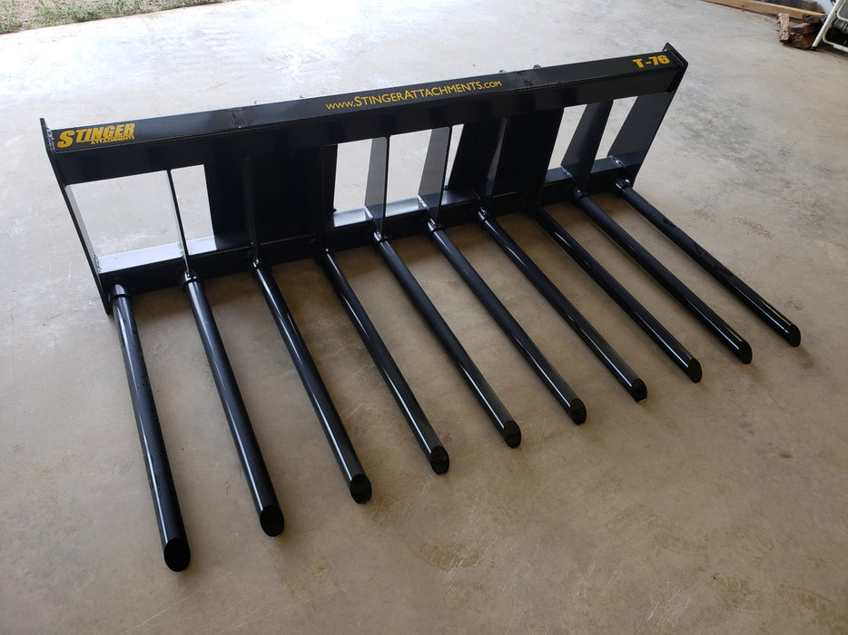 Stinger Attachments Utility Tractor Manure Tine Bucket (MT)