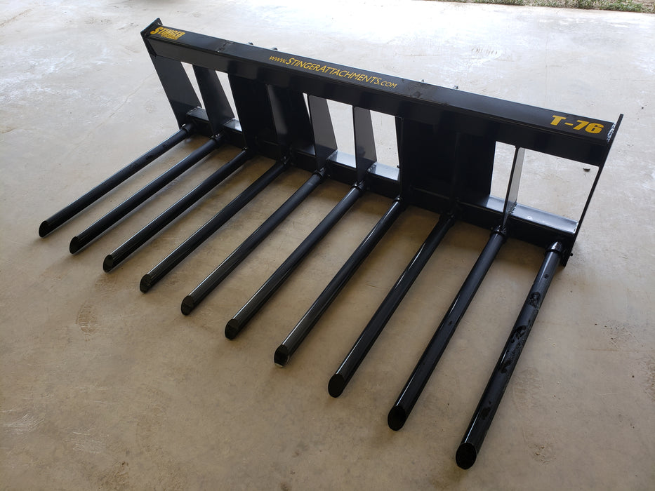 Stinger Attachments Skid Steer Manure Tine Bucket (MT)
