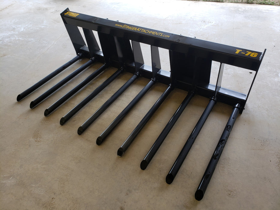 Stinger Attachments Utility Tractor Manure Tine Bucket (MT)