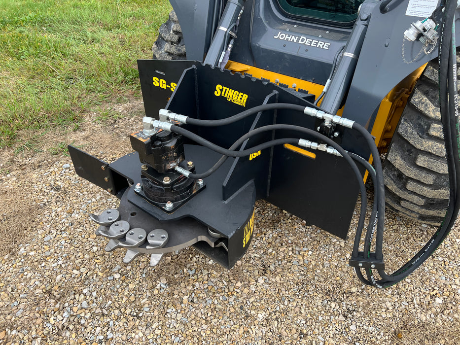 Stinger Attachments Skid Steer Stump Grinder