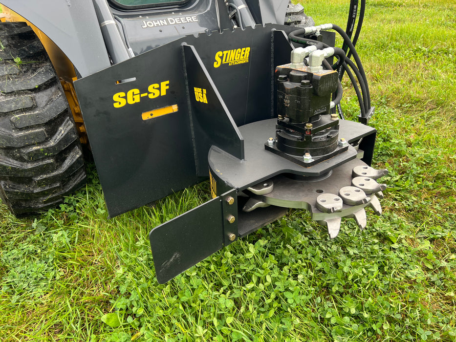 Stinger Attachments Skid Steer Stump Grinder