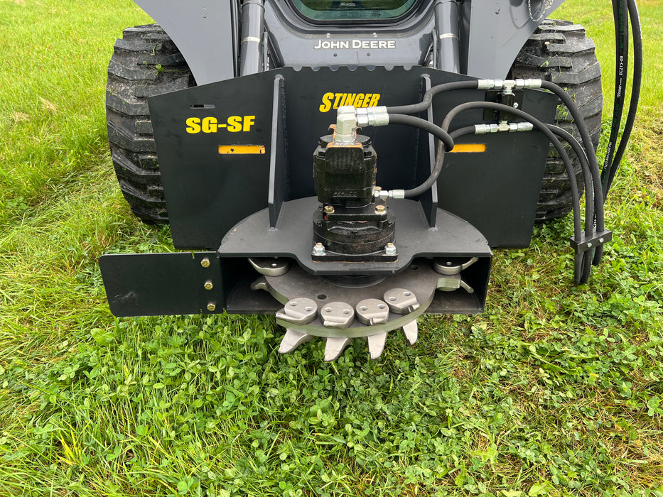 Stinger Attachments Skid Steer Stump Grinder