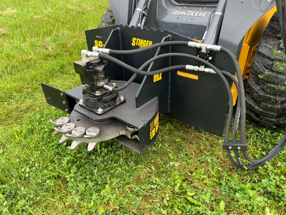 Stinger Attachments Skid Steer Stump Grinder