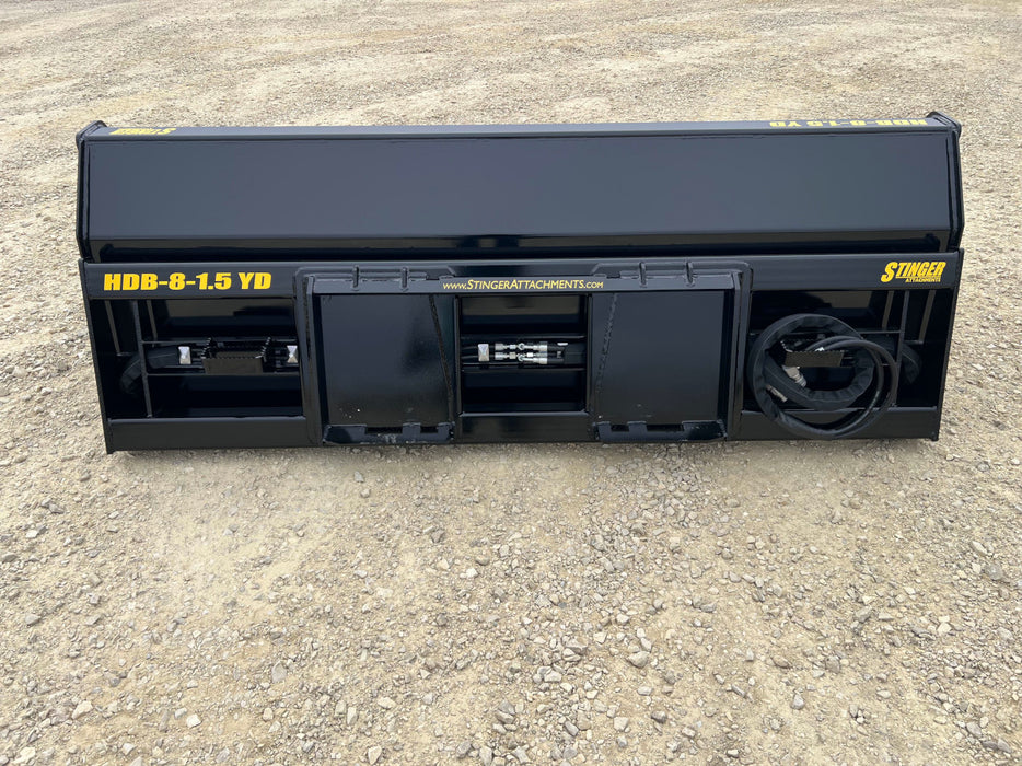 Stinger Attachments Skid Steer Hydraulic Dump Bucket (HDB)