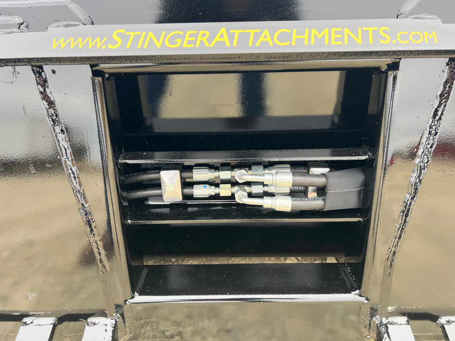Stinger Attachments Skid Steer Hydraulic Dump Bucket (HDB)