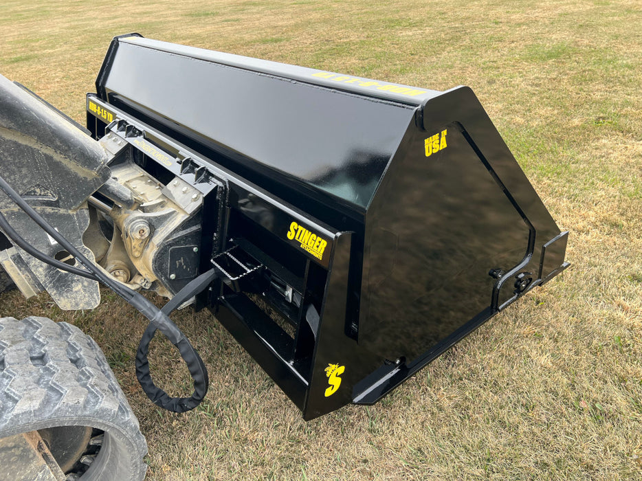 Stinger Attachments Skid Steer Hydraulic Dump Bucket (HDB)