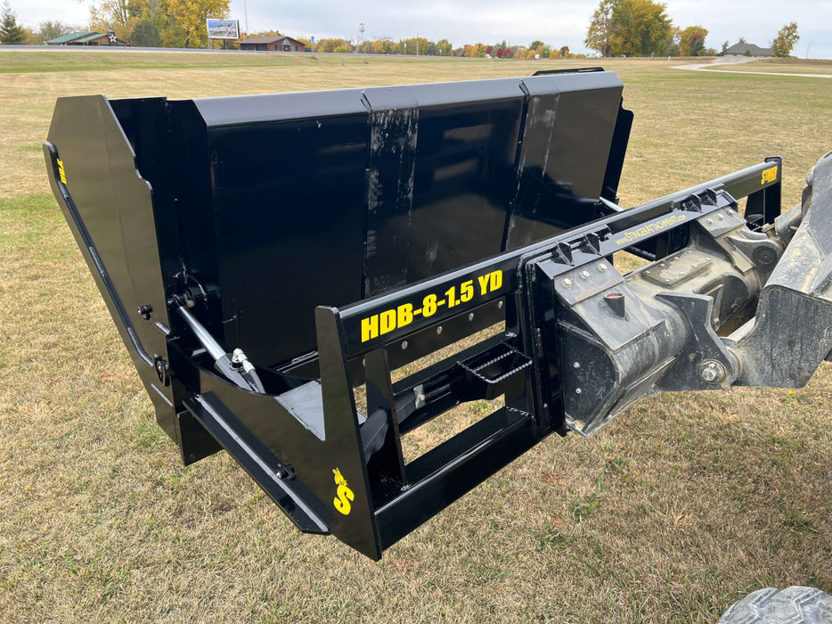 Stinger Attachments Skid Steer Hydraulic Dump Bucket (HDB)