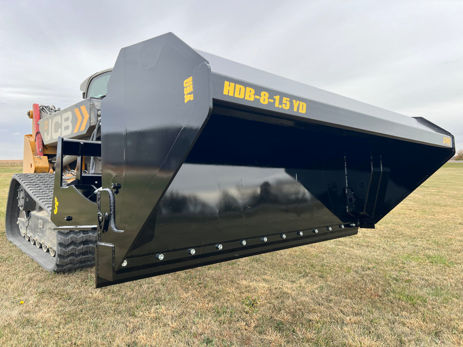 Stinger Attachments Skid Steer Hydraulic Dump Bucket (HDB)