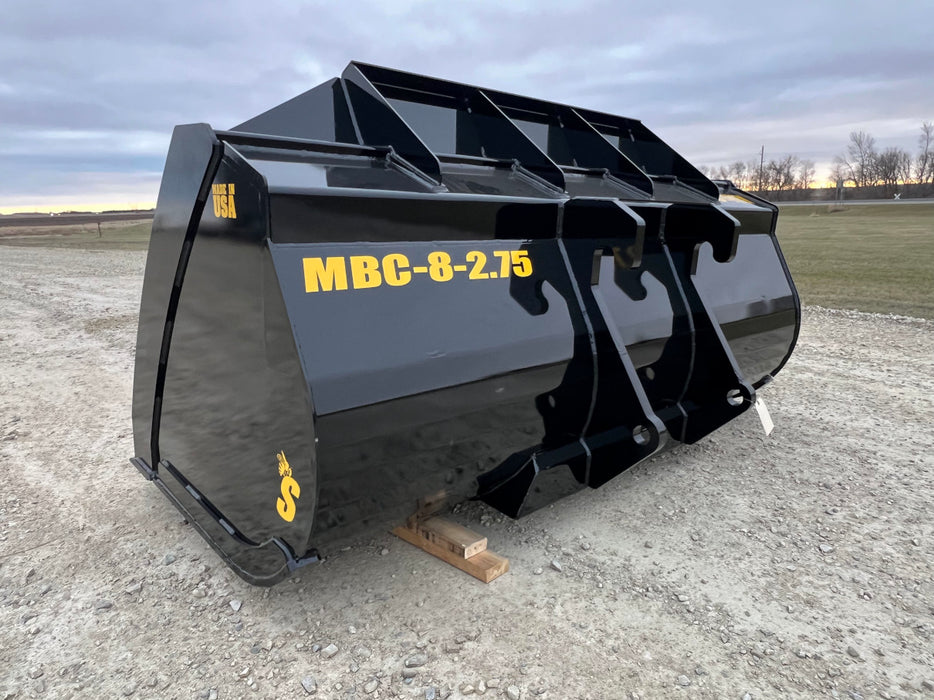 Wheel Loader General Purpose Bucket - Stinger Attachments (MBC)