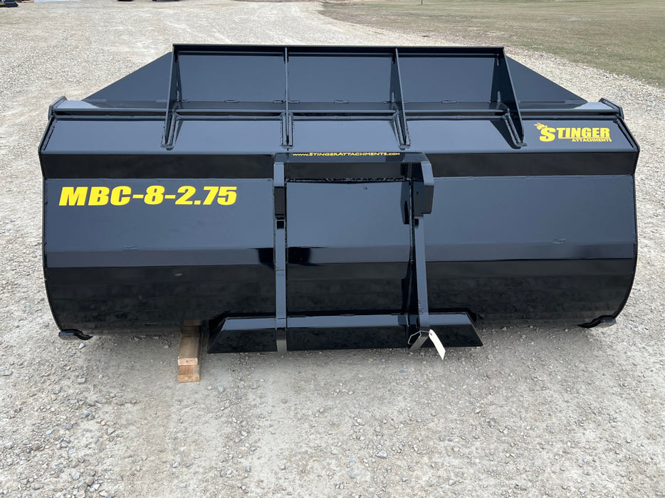 Wheel Loader General Purpose Bucket - Stinger Attachments (MBC)