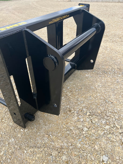 Skid Steer Bale Spear - Stinger Attachments (BS2-XD)