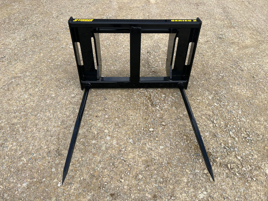 Skid Steer Bale Spear - Stinger Attachments (BS2-XD)