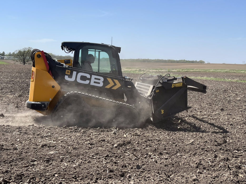 Stinger Attachments Skid Steer Rock Bucket & Reel Package