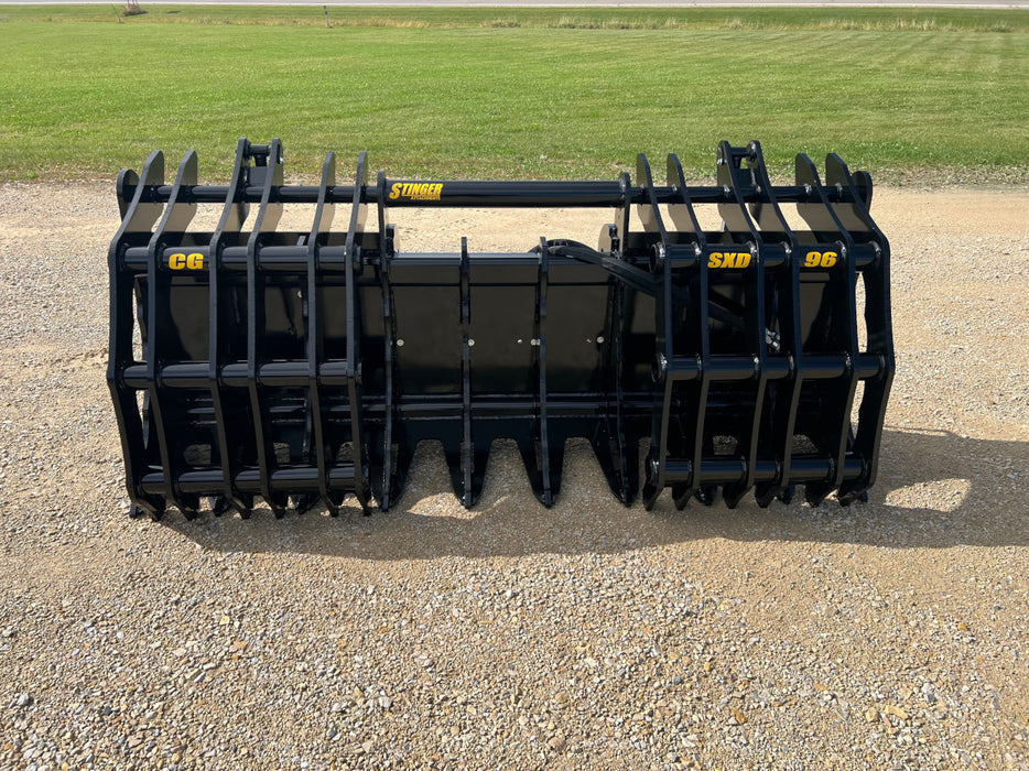 Stinger Attachments Wheel Loader Clam Grapple Severe Duty (CG-SXD)