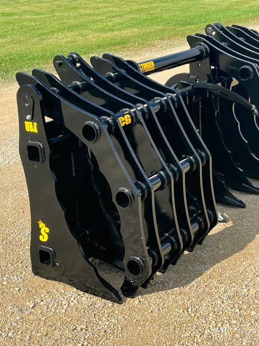 Stinger Attachments Wheel Loader Clam Grapple Severe Duty (CG-SXD)