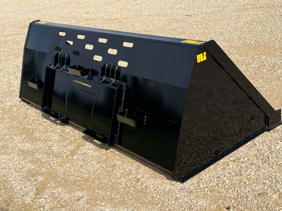 Wheel Loader Snow Pusher Bucket – Stinger Attachments (SNB)