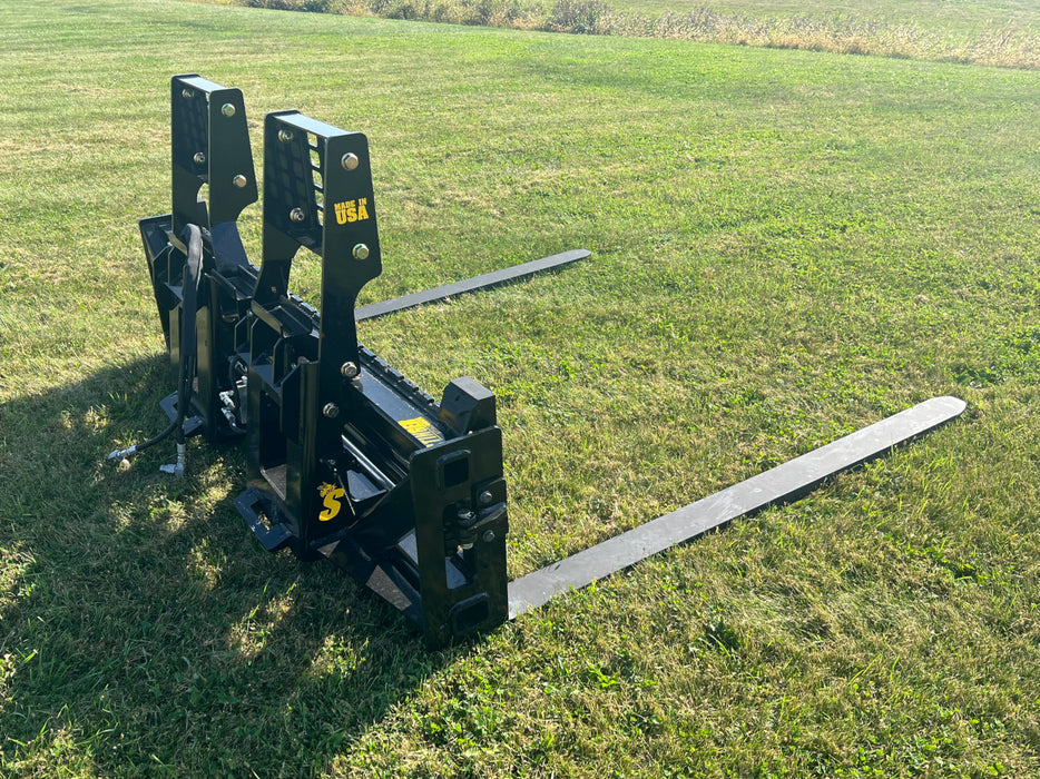 Stinger Attachments Skid Steer Class 3 Pallet Forks Hydraulic (PF3H)