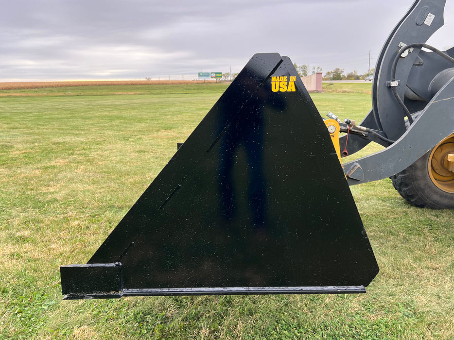 Wheel Loader Snow Pusher Bucket – Stinger Attachments (SNB)