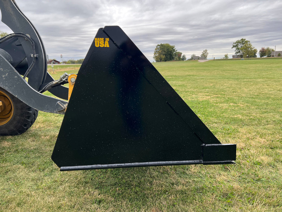 Wheel Loader Snow Pusher Bucket – Stinger Attachments (SNB)