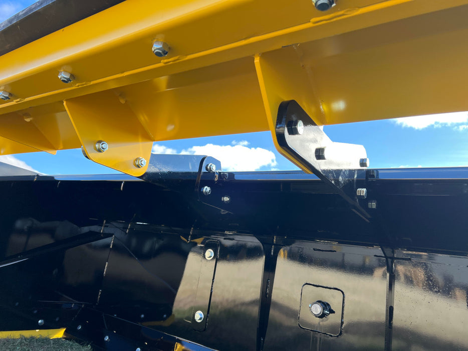 Wheel Loader Snow Pusher (42″ Rotating) - Stinger Attachments (SPXR-42)