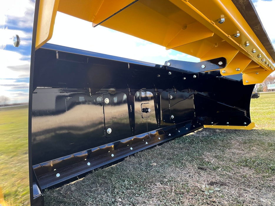 Wheel Loader Snow Pusher (42″ Rotating) - Stinger Attachments (SPXR-42)
