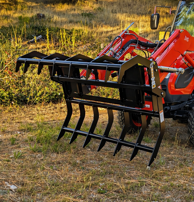 CLASP-IT™ Mechanical Grapple for Compact Tractors (MGR45-9-60) - ANBO