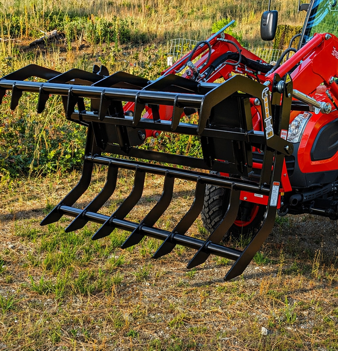 CLASP-IT™ Mechanical Grapple for Compact Tractors (MGR45-9-60) - ANBO