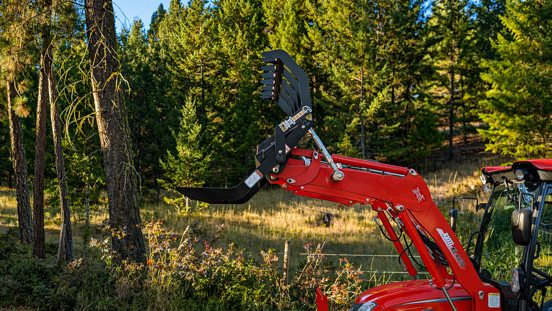 CLASP-IT™ Mechanical Grapple for Compact Tractors (MGR45-9-60) - ANBO