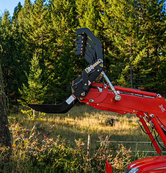 CLASP-IT™ Mechanical Grapple for Compact Tractors (MGR45-9-60) - ANBO