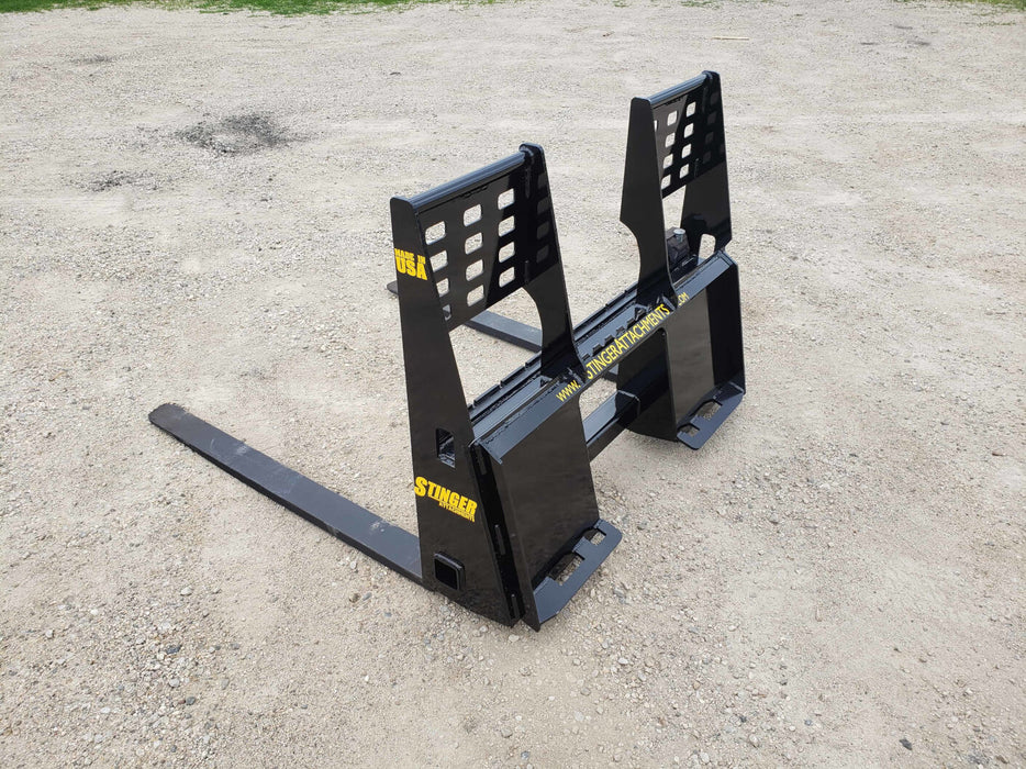 Stinger Attachments Utility Tractor Pallet Forks Attachment (PF)