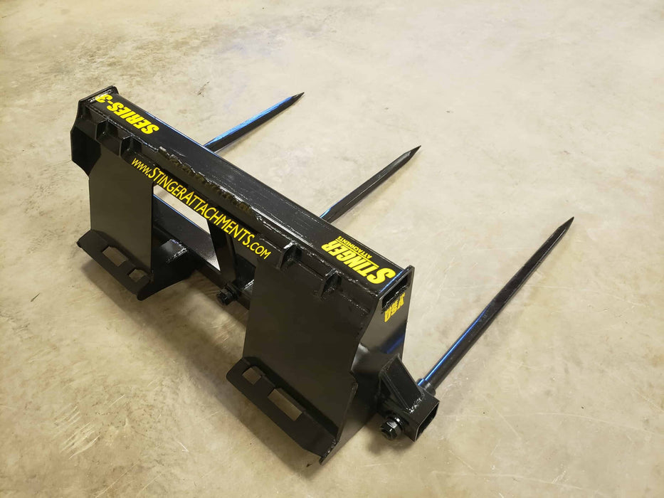 Stinger Attachments Skid Steer Bale Spear – Series 3 (BS3)