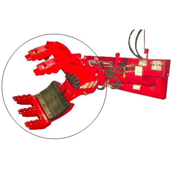 Skid Steer 5-Finger Rock & Tree Grapple - EZ Spot UR