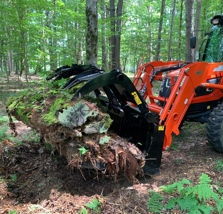 Stinger Attachments Open Sides Rock Grapple Bucket (ROG)