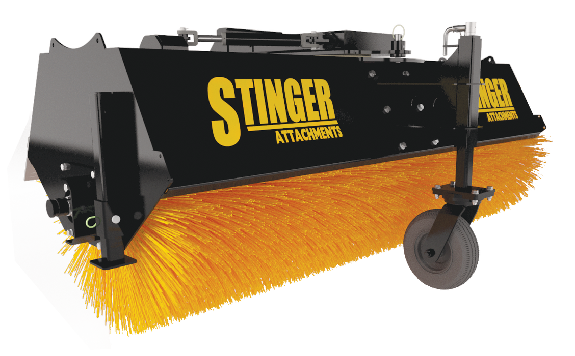 Stinger Attachments Utility Tractor Angle Broom (ABROOM)