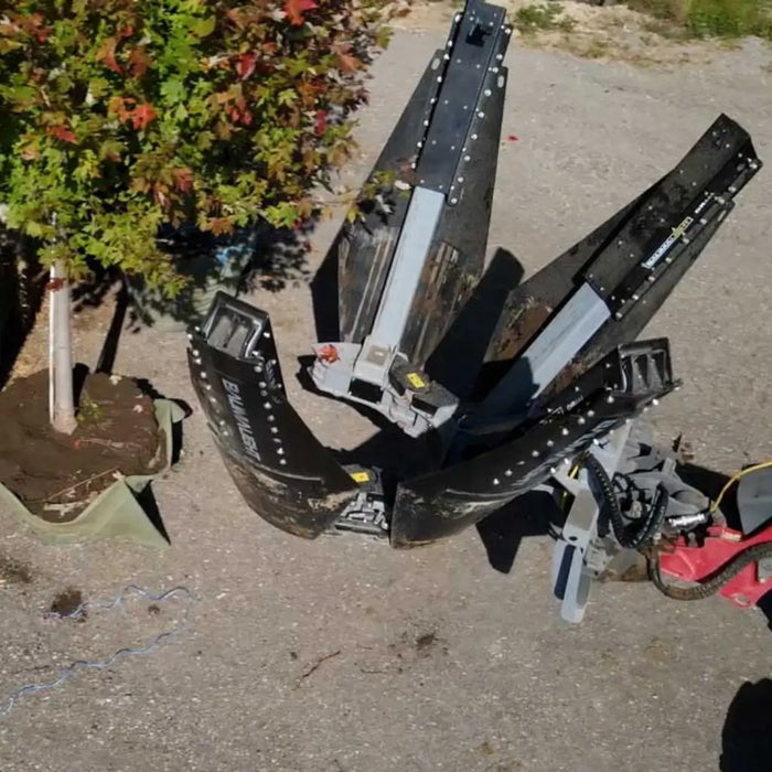 Tree Spade Attachment for Skid Steers - Baumalight DR444 Tree Transplanter Scoop