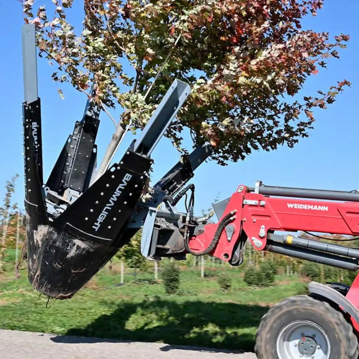 Tree Spade Attachment for Skid Steers - Baumalight DR444 Tree Transplanter Scoop