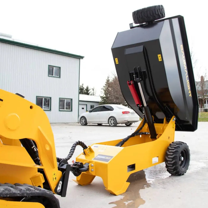 Baumalight DW51QT Mini Wheeled Tow Behind Dumper for Mini Skid Steers