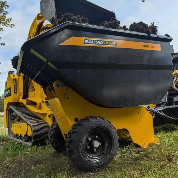 Baumalight DW51QT Mini Wheeled Tow Behind Dumper for Mini Skid Steers