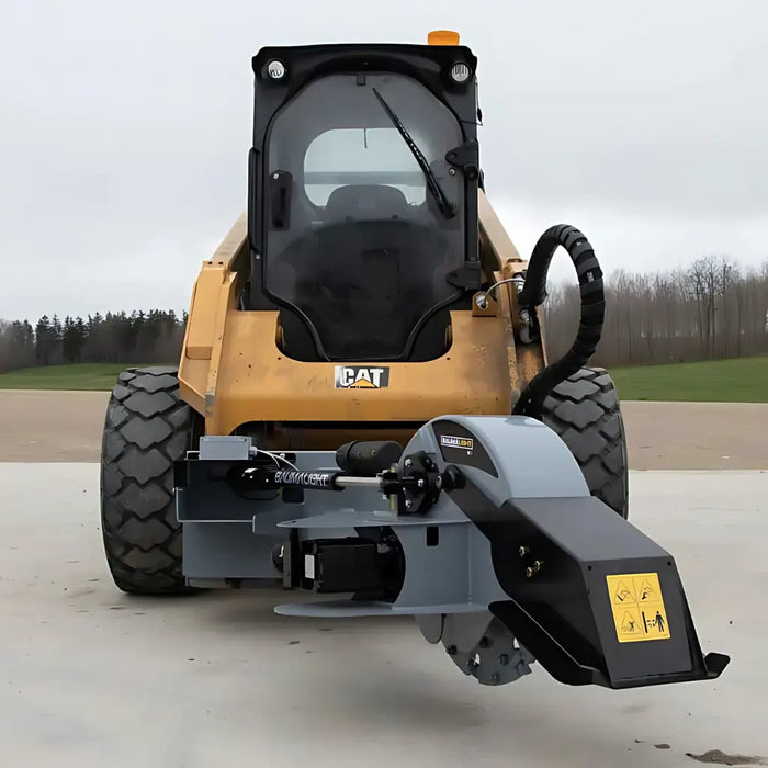 Skid Steer Stump Grinder (12V Swing Actuator) - Baumalight S22