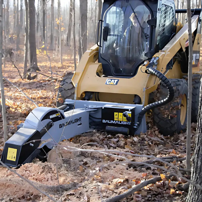 Skid Steer Stump Grinder (12V Swing Actuator) - Baumalight S22