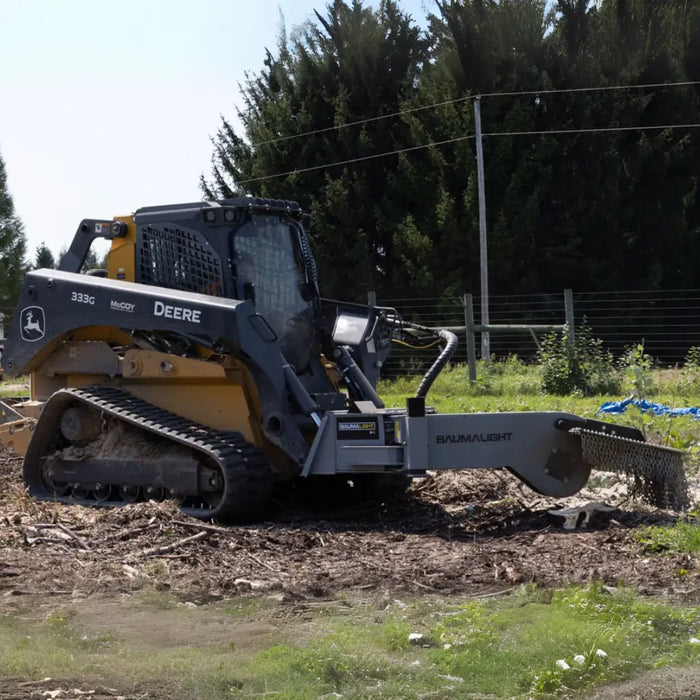 High Flow Skid Steer Stump Grinder Attachment - Baumalight S40
