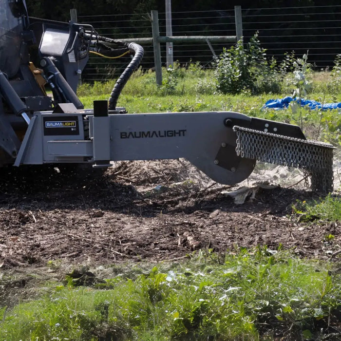 High Flow Skid Steer Stump Grinder Attachment - Baumalight S40