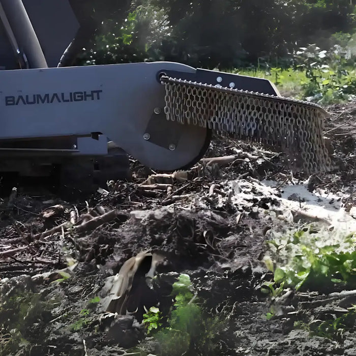 High Flow Skid Steer Stump Grinder Attachment - Baumalight S40