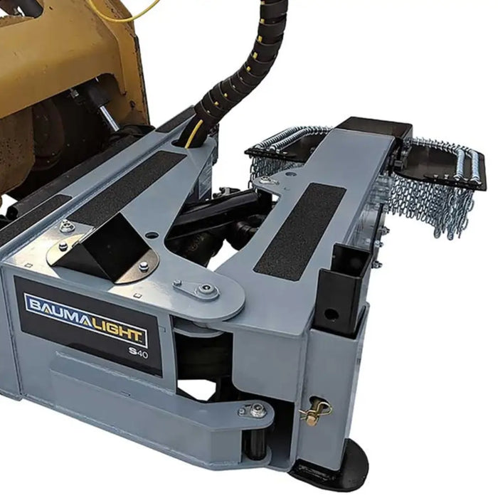 High Flow Skid Steer Stump Grinder Attachment - Baumalight S40
