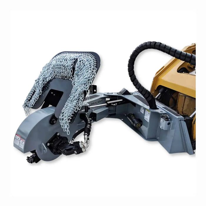 High Flow Skid Steer Stump Grinder Attachment - Baumalight S40