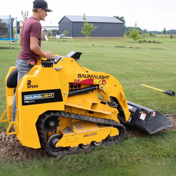 Baumalight 2-Speed Mini Track Loader powered by Kubota